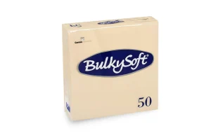 Servietten creme BulkySoft, 33x33cm, 1200 Stk.