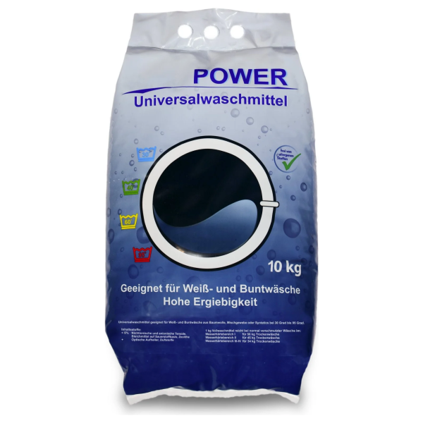 POWER Universalwaschmittel 10 kg, 30/60/95 °C